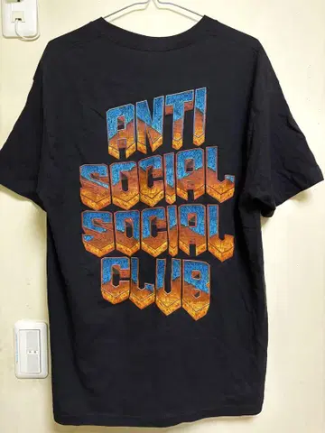 Anti Social Social Club DOOM 콜라보 Tee L