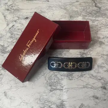 Salvatore Ferragamo 페라가모 간치니 머리핀 블랙