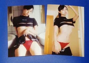 쿠리타 에미 L판 사진 사이즈 2매