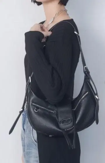 EMODA 더블 지퍼 숄더백