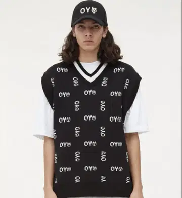 OY 블랙 V넥 베스트
