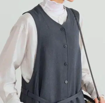 북유럽 생활 잡화점 품격 있게 완성되는 오버롤 스커트 벨트 포함 M