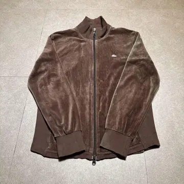 Lacoste 트레이닝복 벨로아 블랙 브라운 집업 3