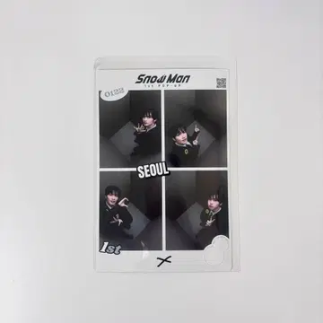 Snow Man 후카사와 타츠야 POP UP Seoul 즉석 사진