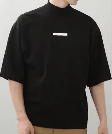 [ THE SHOP TK ] 라인 프린트 스무스 스모크 T셔츠 블랙