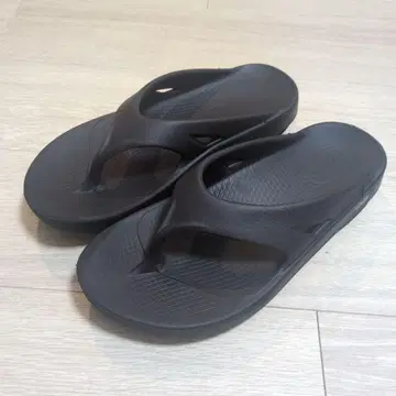 우포스 OOFOS 리커버리 샌들 블랙 42 27cm