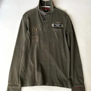 AERONAUTICA MILITARE 긴팔 피케 셔츠
