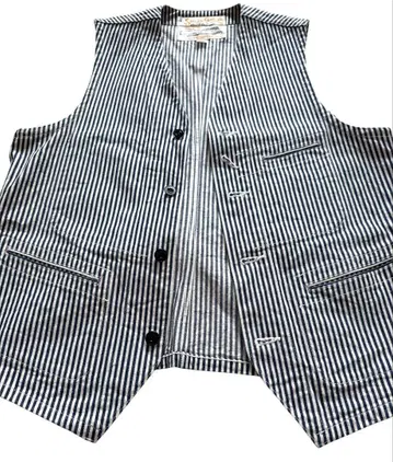 [새상품급] SUGAR CANE 슈가케인 베스트 스트라이프 아메카지