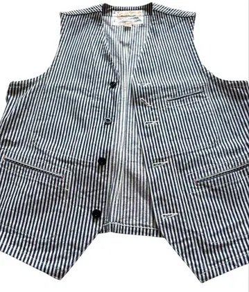 [새상품급] SUGAR CANE 슈가케인 베스트 스트라이프 아메카지