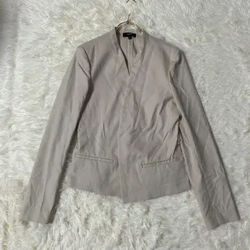 theory 노카라 자켓 베이지 S 깔끔한