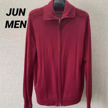 준맨 JUNMEN 지퍼 가디건 핑크