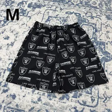 NFL 라스베이거스 레이더스 올 패턴 하프 팬츠 숏팬츠