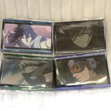 NARUTO 나루토 스퀘어 캔뱃지 4종