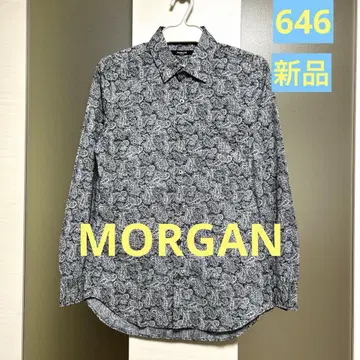 MORGAN 새상품 남성용 프린트 셔츠