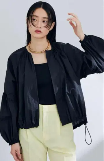 ADAM ET ROPE' FEMME 시어 블라우스 가디건