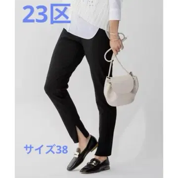 23구 [ 세탁 가능 ] 레깅스 팬츠 블랙 38