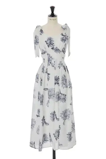 herlipto Sunflower Printed Midi Dress
