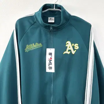 새상품 MLB 애슬레틱스 트랙 자켓 저지 여성용 3L