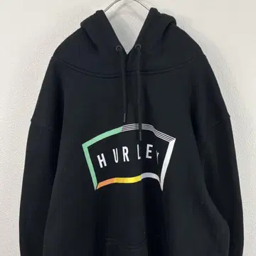 USA 구제 의류 hurley 하레이 로고 후드티 스케이터 계열 블랙