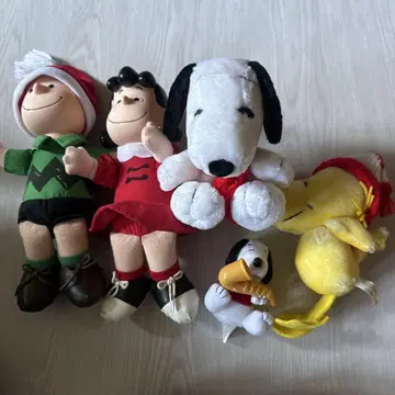 맥도날드 스누피 봉제 인형 세트