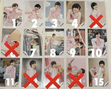 나니와단시 미치에다 슌스케 공식 사진 51장 세트 (낱개 판매 가능)