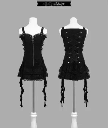 DIMMOIRE 타무노 치기리 Gothic 드레스 [ Black ]