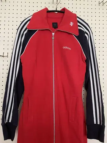 adidas 집업 저리 원피스 레드