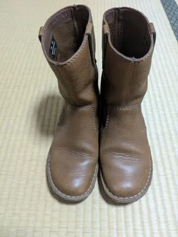 Clarks Originals 카멜 가죽 페코스 부츠 UK 6D