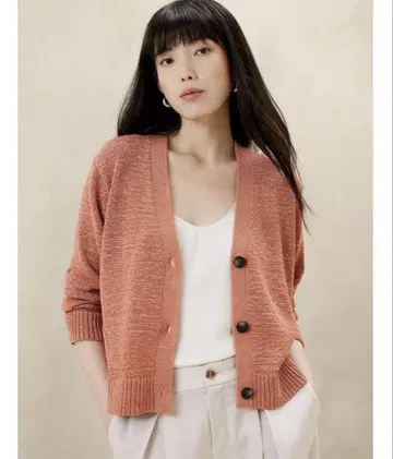 BANANA REPUBLIC 테이프얀 가디건