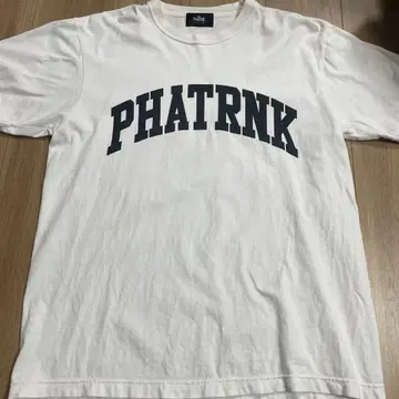 PHATRNK 로고 T셔츠 화이트