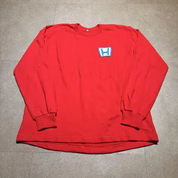 혼다 맨투맨 빈티지 빨간색 레드 자동차 XL