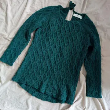 50 여성용 ZARA KNIT 틸 케이블 니트 긴팔 니트