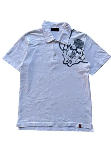 '291295'faded graphics polo shirt