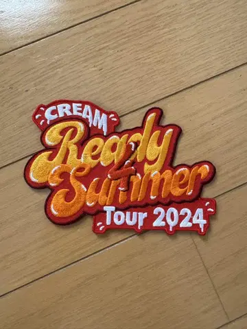 CREAM Ready4Summer Tour 2024 자수 와펜