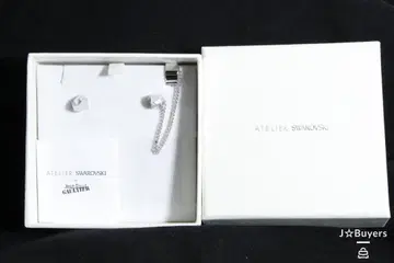 2283 ATELIER SWAROVSKI 실버 귀걸이 세트 새상품급