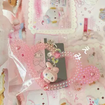 산리오 새상품 마이멜로디 키링 멜로우사로미우사 1개