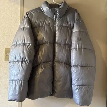 GAP RECYCLED PUFFER 다운 자켓 그레이 XL