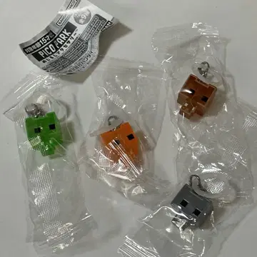 가챠 피코파크 메지루시 액세서리 오렌지 그린 그레이 도넛