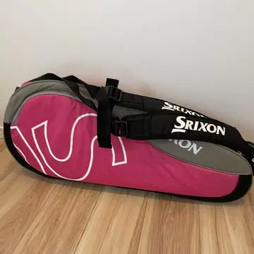 스릭슨 테니스 라켓백 핑크 2층 2way 숄더