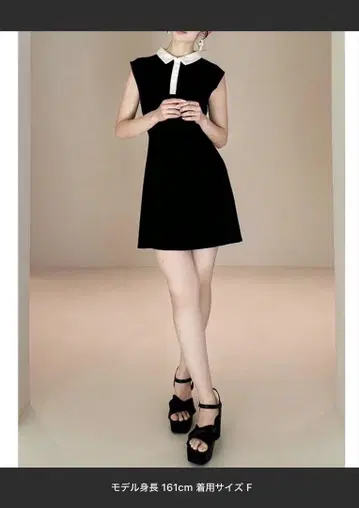 RESEXXY 허리 턱 폴로 원피스