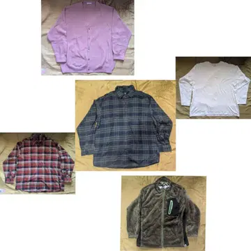 GU UNIQLO WORKMAN 셔츠 5개 세트 구제 의류