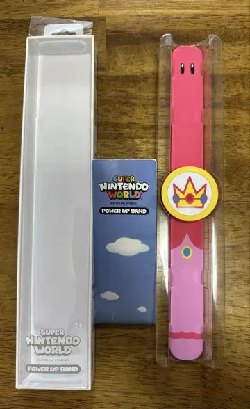새상품급 SUPER NINTENDO WORLD 파워업 밴드 피치