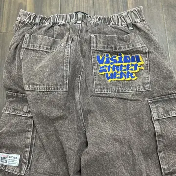 VISION STREET WEAR 브라운 카고 팬츠