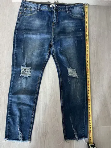 택 포함 새상품 데미지 진 4L 3XL 데님 스키니 빅사이즈 가격 인하