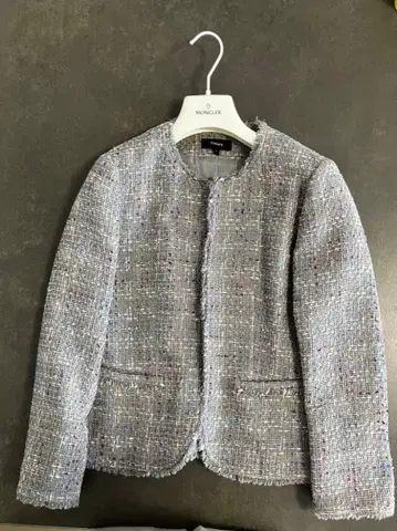 띠어리 자켓 트위드