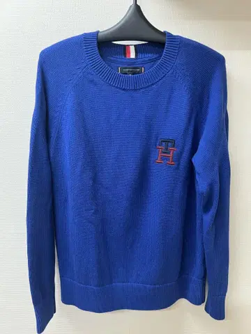 TOMMY HILFIGER 블루 니트 M 사이즈