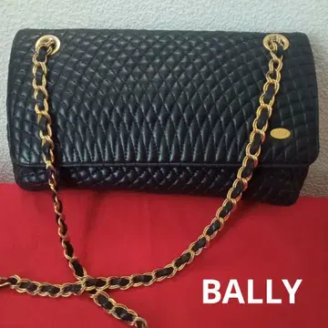 BALLY 블랙 가죽 숄더백