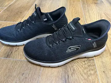 [ 새상품급 ] SKECHERS 블랙 스니커즈 슬립인즈 27.5cm