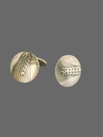GEORG JENSEN 커프스 커프 링크스 78B 맥 모티브 SV925