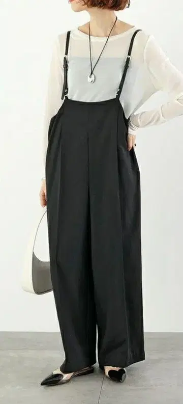 CHIGNON 시뇽 서스펜더 팬츠